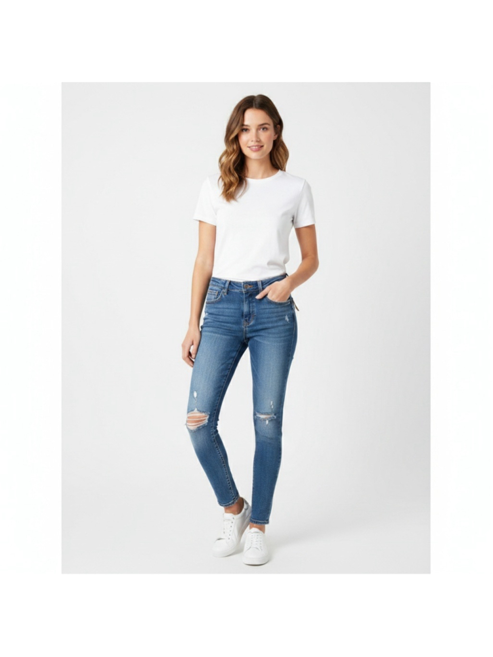 Women's Levi's Blue 721 High Rise Skinny Jeans Size 34